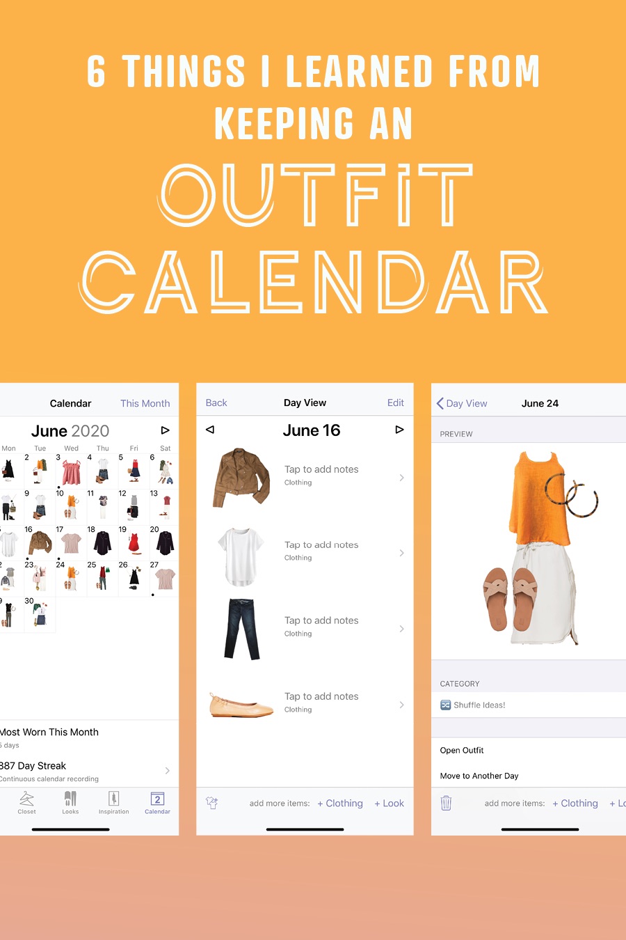 Stylebook Closet App 6 Things I Learned From Starting an Outfit Calendar