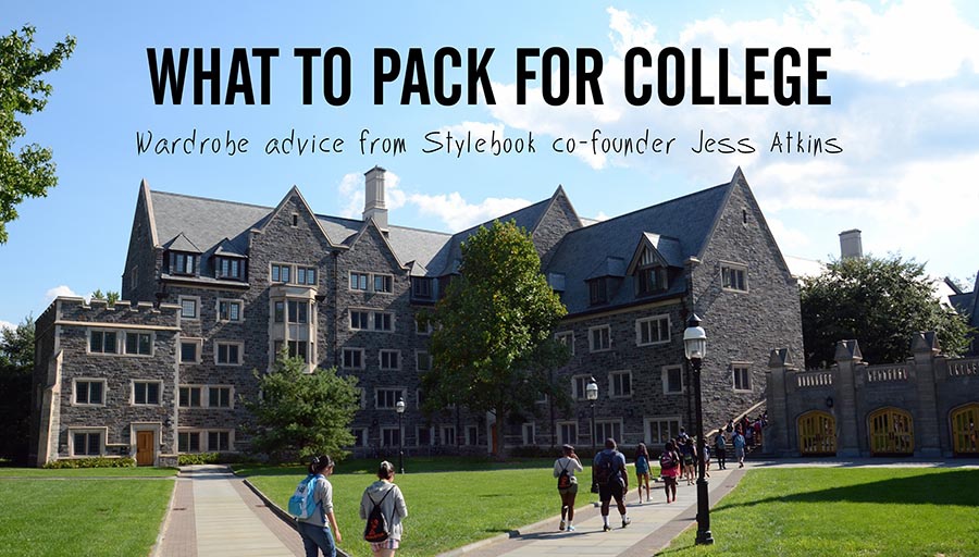 What to pack to college and how to style the